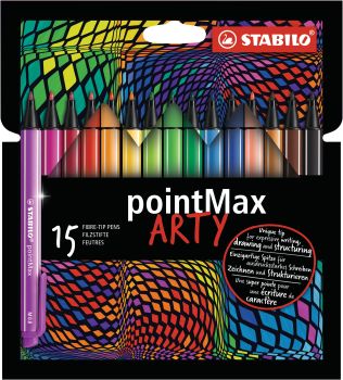 STABILO Fasermaler pointMax Arty 488/15-1-20 15 Stück ass.