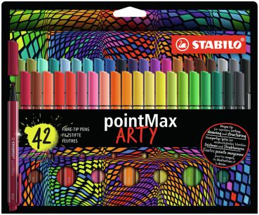 STABILO Fineliner PointMax 0.8mm 488/42-1 42 couleurs ass.