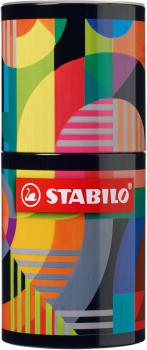 STABILO Fasermaler Pen 68 Arty 1mm 68/45-2-20 Metalletui,rund 45 Stück