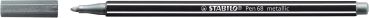 STABILO Fasermaler Pen 68 1mm 68/805 metallic silber