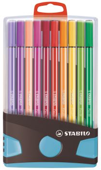 STABILO Fasermaler Pen 68 6820-031-04 20 Stück ass. ColorParade