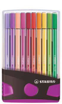 STABILO Fasermaler Pen 68 6820-04-03 20 Stück ass. ColorParade