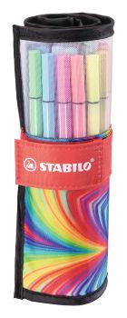 STABILO Fasermaler Pen 68 1mm 6825-071-20 Rollerset, Arty 25 Stück