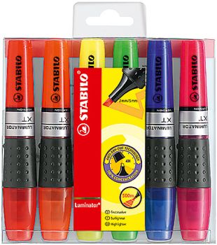 STABILO Textmarker LUMINATOR 71/6 6 Farben ass.