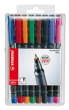 STABILO OHP Pen permanent F 842/8 8er Etui