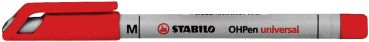 STABILO OHP Pen non-perm. M 853/40 rot