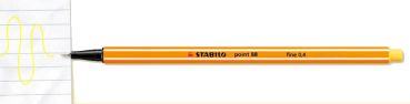 STABILO Feinschreiber point 88 0.4mm 88/44 gelb