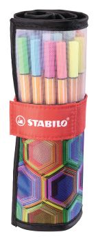 STABILO Fineliner Point 88 0.4mm 8825-071-20 Rollerset, Arty 25 Stück