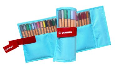 STABILO Rollerset point 88 0.4mm 8825-08-01CH 25 Farben ass. pastellblau