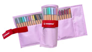 STABILO Rollerset point 88 0.4mm 8825-08-04CH 25 Farben ass. pastellrosa