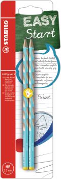 STABILO Bleistift EASYgraph S HB B-53107-5 blau, L 2 Stück