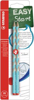 STABILO Bleistift EASYgraph S HB B-53113-10 blau, R 2 Stück