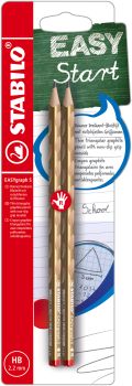 STABILO Bleistift EASYgraph S HB B-56622-10 gold, R 2 Stück