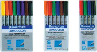 STAEDTLER Lumocolor non-perm. S 311 WP8 8 Farben ass.