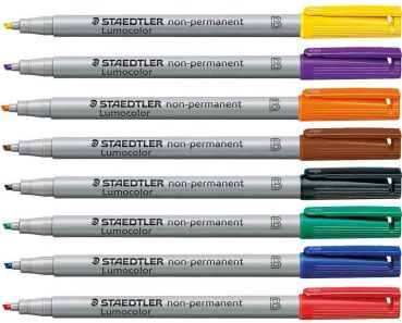 STAEDTLER Lumocolor permanent B 312 WP8 8 Farben ass.