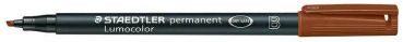 STAEDTLER Lumocolor permanent B 314-7 braun