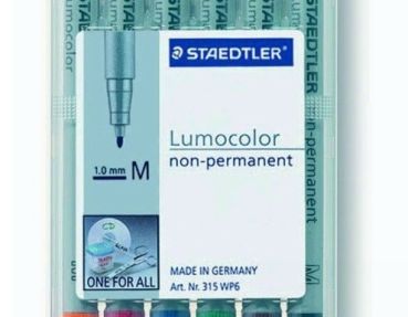 STAEDTLER Lumocolor non-perm. M 315-WP6 6 Farben ass.