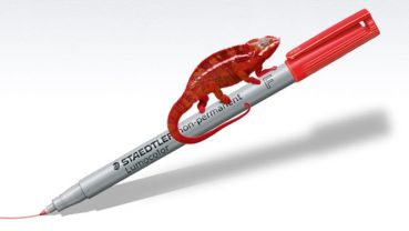 STAEDTLER Lumocolor non-perm. F 316-2 rot