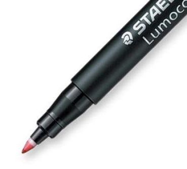 STAEDTLER Lumocolor permanent F 318-2 rot