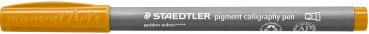 STAEDTLER Fasermaler 2mm 375-16 goldocker, Kalligraphiespitze