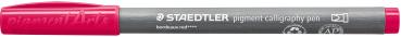 STAEDTLER Fasermaler 2mm 375-23 bordeauxrot, Kalligraphiespit.