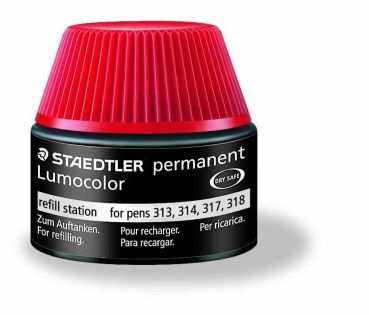 STAEDTLER Lumocolor permanent 15ml 48717-2 rot