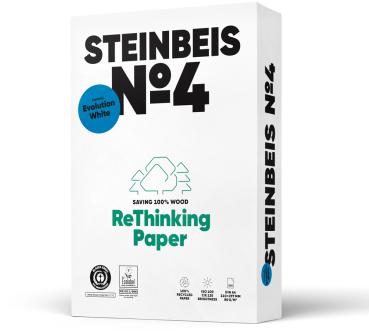 Steinbeis kopierpapier no.4 a4 88334290 80g, recycling 500 blatt - Steinbeis-88334290-4260074845259