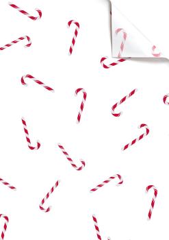 STEWO Geschenkpapier 2511557620 Candy Cane 500 x 700 mm