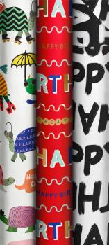 STEWO Geschenkpapier 70x200cm 2528162099 Birthday Vibes