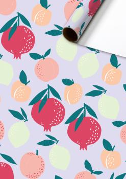 STEWO Geschenkpapier Frutti 2528518235 lila 70x200cm