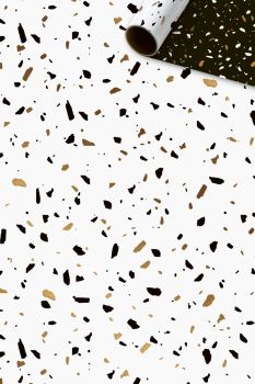 STEWO Geschenkpapier Terrazzo 2528648080 70x150cm gold