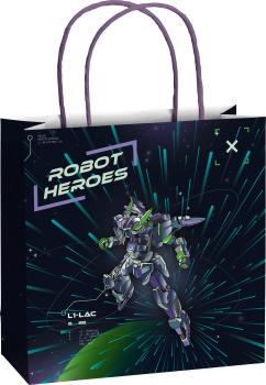 STEWO Geschenktasche Robot 2543517799 blau dunkel 20x8x20cm