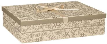 STEWO Geschenkbox Anouk 2551533998 gold 33x48x12cm