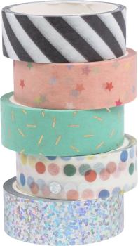 STEWO Washi Tape 2582515299 5 Stk. assortiert