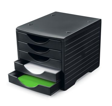 STYRO Styrogreenbox schwarz 275-8420.991 5 Fächer schwarz