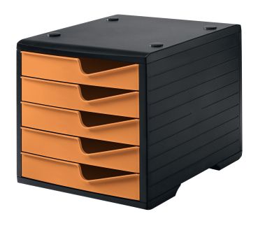 STYRO styroswingbox mit 5 Schubl. 275-8430.4192 apricot/Gehäuse schwarz