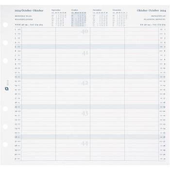 SUCCES Standard Monatspläne 2024 43209000024U 2J, 95x171mm, d/f/nl/e