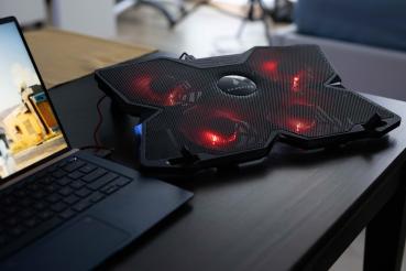 SUREFIRE Laptop Cooling Pad 48819 Bora Gaming Red