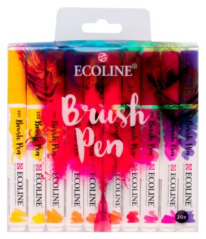 TALENS Ecoline Brush Pen Set 11509009 ass. 20 Stück