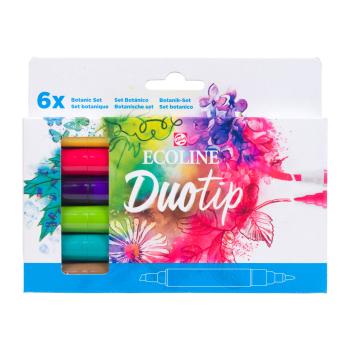 TALENS Ecoline Duotip Botanik Set 11609912 6 Farben