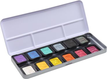 TALENS Perlglanzfarbe Finetec F1200 Essentials Rainbow 12 Farben