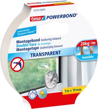 TESA Montage Powerbond 19mmx5m 557440000 transparent