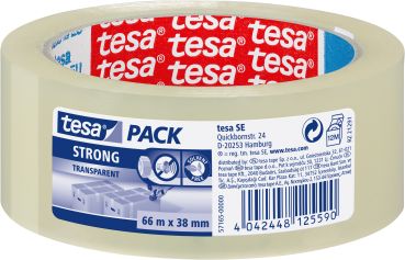 TESA Verpackungsband 38mmx66m 571650000 transparent