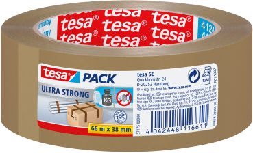 TESA Tesapack ultra strong 38mmx66m 571750000 braun, reissfest