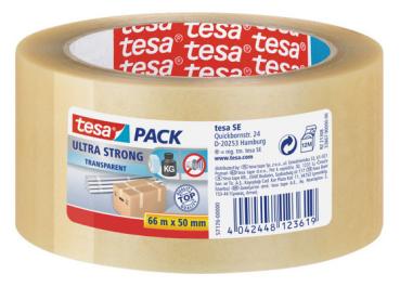 TESA Tesapack ultra strong 50mmx66m 571760000 transp., reissfest