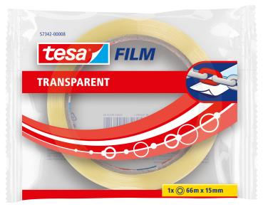 TESA Klebeband 15mmx66m 573420000 transparent