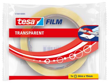 TESA tesafilm Flowpack 66mx19mm 573690000 transparent 1 Rolle