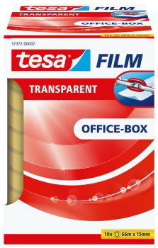 TESA Klebeband transp.Box 66mx15mm 573720000 10 Stk.