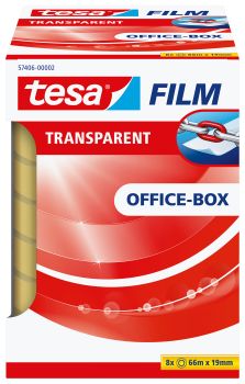 TESA Klebeband transp.Box 66mx19mm 574060000 8 Stk.