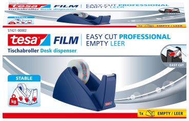 TESA Tischabroller EasyCut 33mx19mm 574210000 royalblau